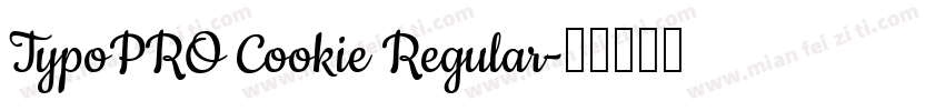 TypoPRO Cookie Regular字体转换